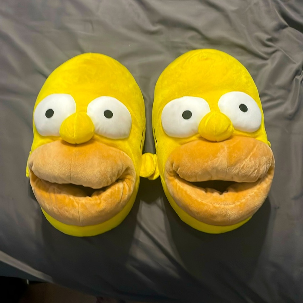 Homer Simpson house slippers